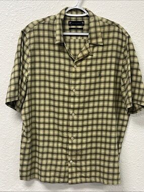 All Saints “Zeke”Plaid Button-Down Shirt
#1124